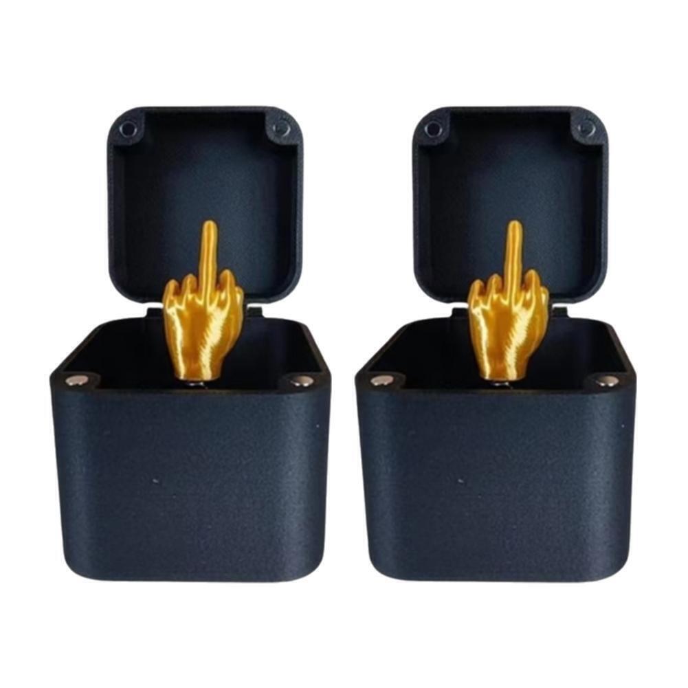 Scherzo Dito Medio Nella Scatola - 2 Pezzi Con Portachiavi, Regalo Divertente E Sorpresa - Foto 14