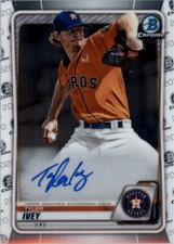 2020 Bowman Chrome Prospect Autographs #CPATI Tyler Ivey Auto - NM-MT