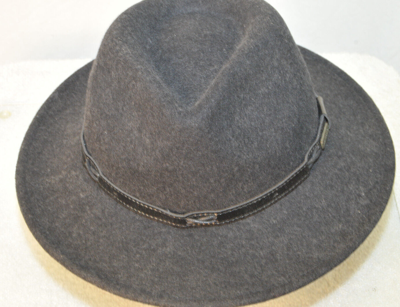 Pendleton Mens Size Medium Charcoal Gray Wool Fed… - image 1