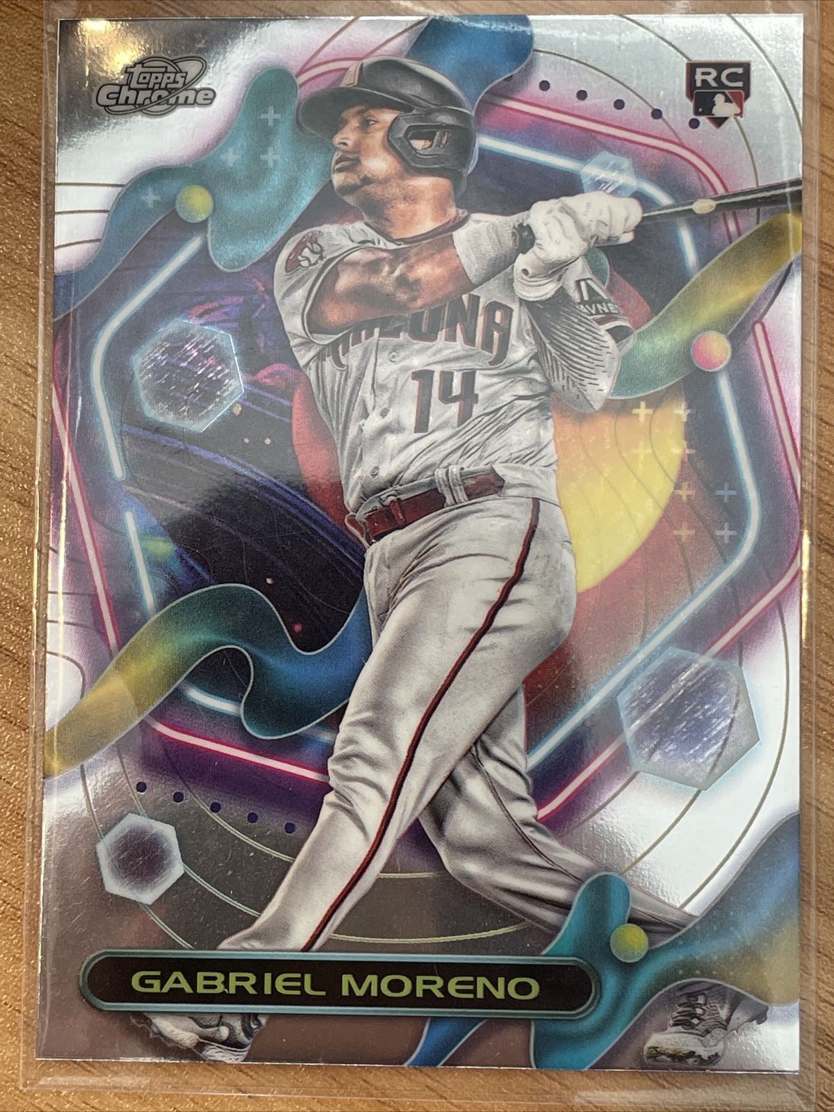2023 Topps Cosmic Chrome Gabriel Moreno Rookie Card RC No. 14 Diamondbacks