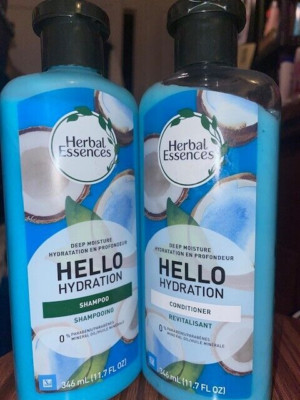 Herbal Essences Hello Hydration Deep Moisture Shampoo & Conditioner 11.7 Oz Set
