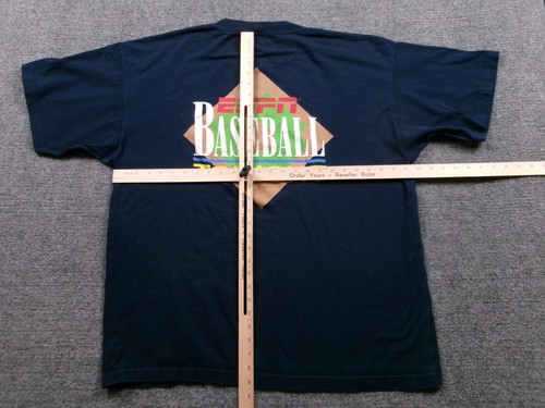 Vintage Espn Zone Shirt Mens Extra Large Navy Baseball Tonight Graphic - Picture 6 of 11