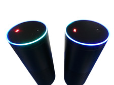 Lot of 2 Amazon Echo Plus SK705DI 1st Generation Smart Speaker - Free Shipping