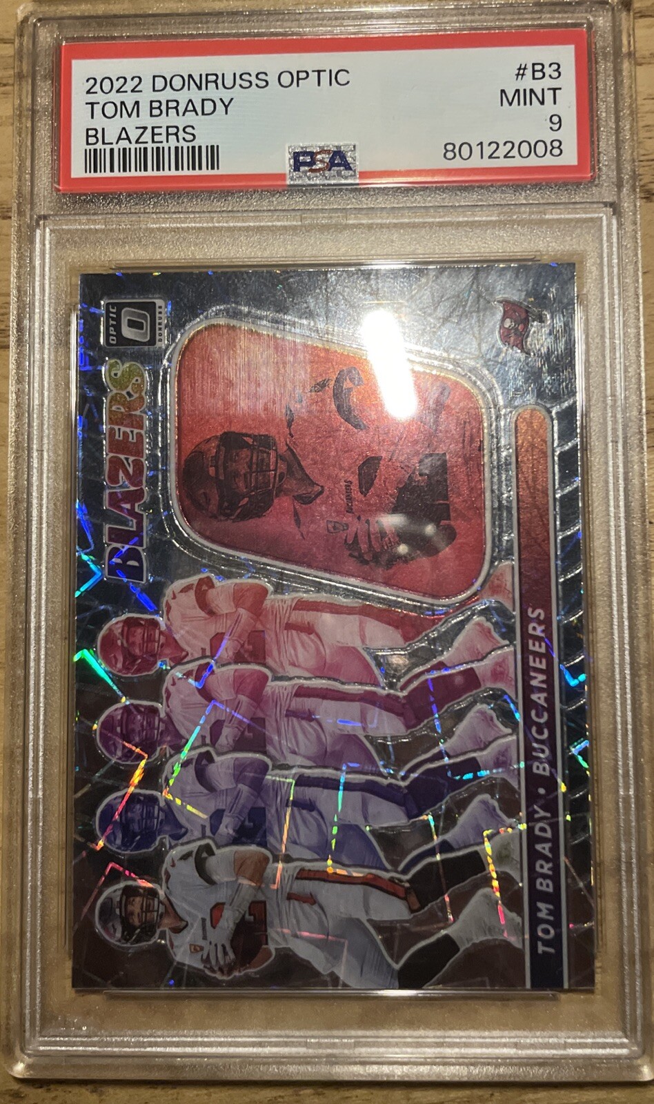 2022 Panini Donruss Optic Blazers Tom Brady #B-3 PSA 9 MINT