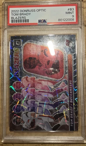 2022 Panini Donruss Optic Blazers Tom Brady #B-3 PSA 9 MINT