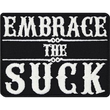 Aufn&auml;her Embrace the suck Navy Seals Tactical Morale Patch Applikation 80x60mm