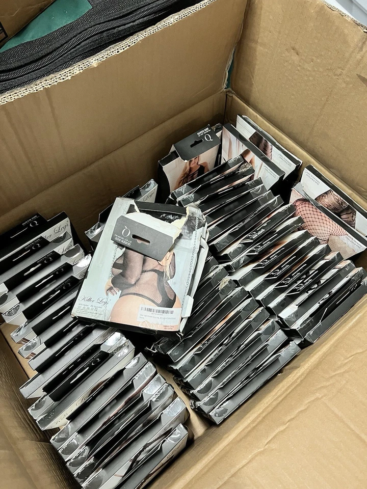 Killer Legs Fishnet Body Stockings QUEEN Plus sz Lot of 3 - New In Damaged Boxes - Image 3 of 3