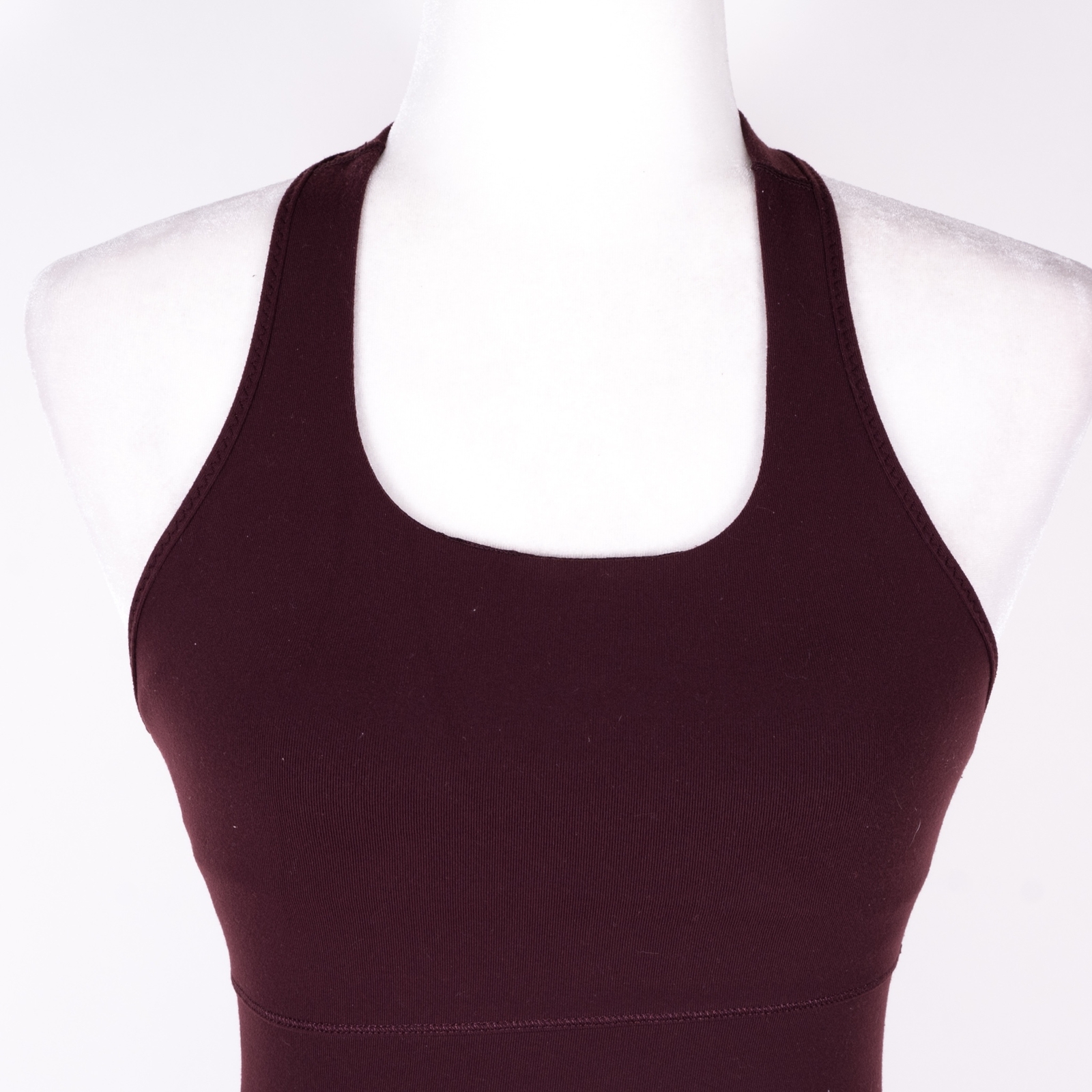 Lululemon Athletica Basic Wine Red Racer back Mic… - image 2