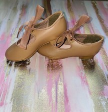 Dance Shoes Tap JR Tyette Girls 11.5M Child Capezio N625C Caramel