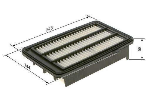 Air Filter Unova Fits Honda Civic 2016-2024 CR-V 2016-2024 1.5 172205AAA00 - Picture 6 of 12