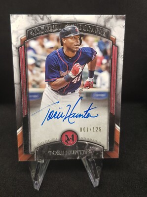 2022 Topps Museum  - Torii Hunter - Archival Autographs  - Twins 001/125