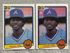 (2) 1983 Donruss PASCUAL PEREZ 