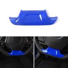 Blue Steering Wheel Cover Decoration Trim For Chevrolet Camaro 2017+ Accessories