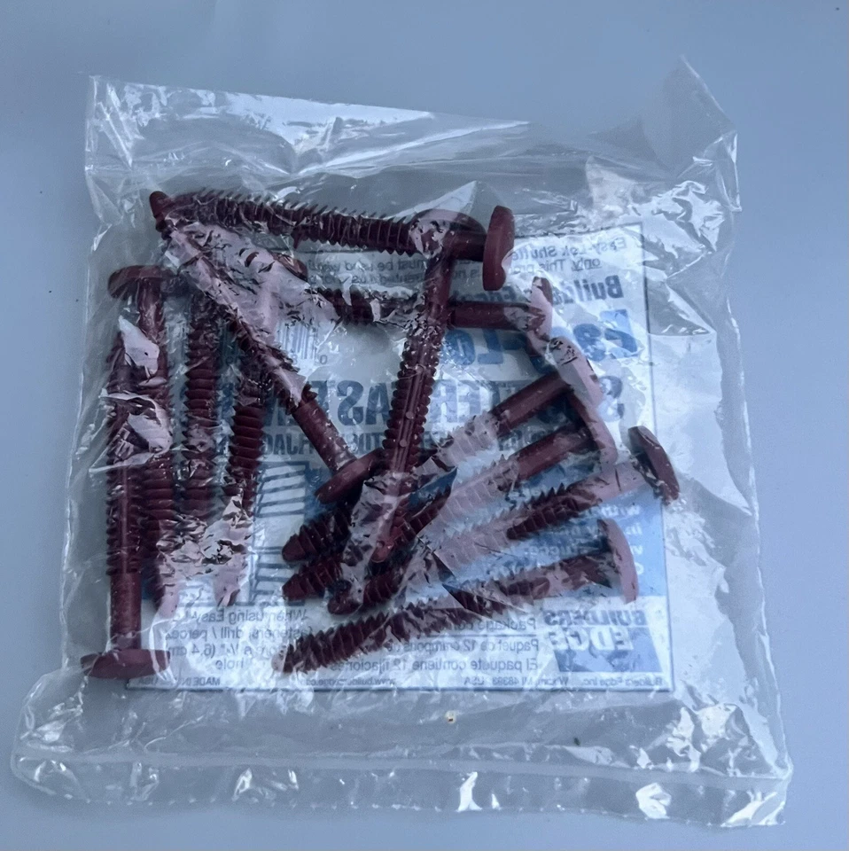 Builders Edge 3 дюйма Легко блокировать затвор крепежи всего 12 крепежей совершенно новый - Изображение 2 из 2