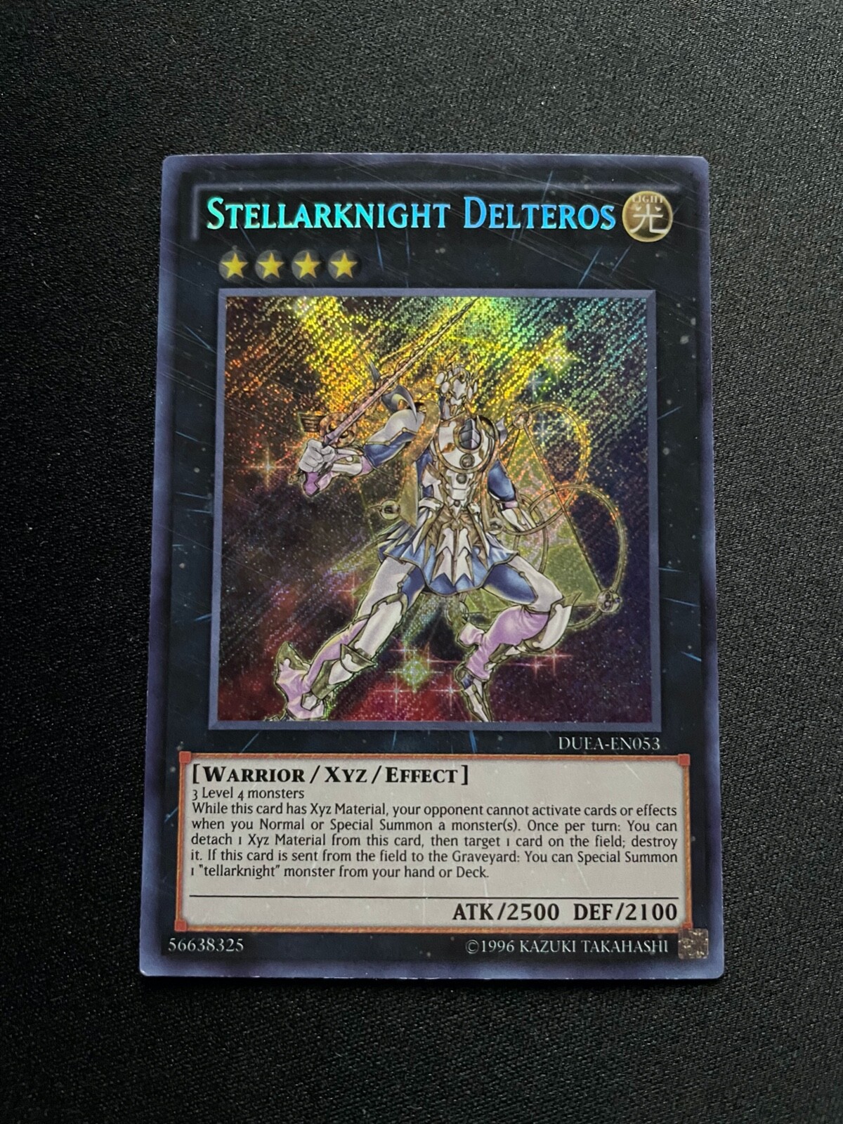 Yu-Gi-Oh! - Stellarknight Delteros - DUEA-EN053 - Secret Rare - Unlimited - LP