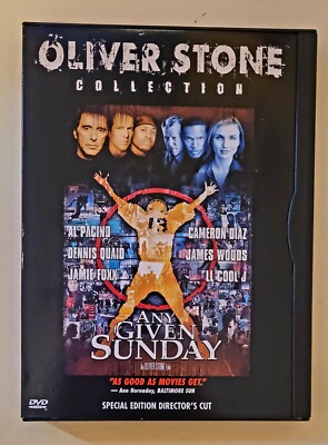 Any Given Sunday DVD 1999 2-Disc Set Oliver Stone Collection R Free Shipping 