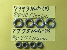 Harley 7993 (4) flexloc Nuts 5/8-18 3/8x15/16...