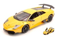 Rastar 1/24 Lamborghini Murcielago Sv 2009 Gelb Statisches Modell Diecast