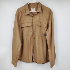 Camisa Loft Trendyol The Original Calce Regular Para Hombre Color Camel Abotonada XXL