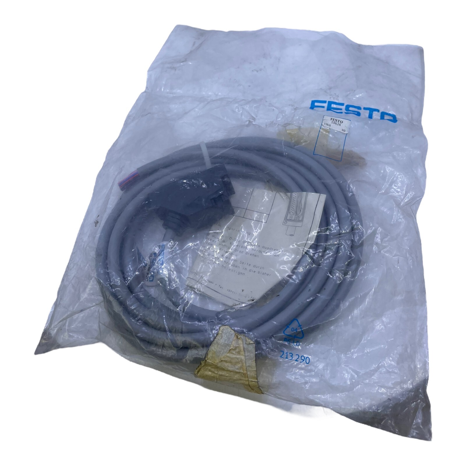 Festo KMP3-25P-16-5 Connection Cable 18624 IP65 24V DC 3.0 at 40°C Cable