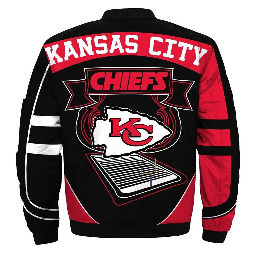 Kansas City Chiefs bomber Jacket running player Casual Jacket