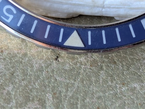 Vintage 1972 Bulova Snorkel Day-Date Diver Bezel/Blue Insert FOR 7202 CASES - Picture 17 of 24