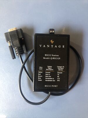 Vantage Controls- Q-RS232S Station, RS-232 Interface