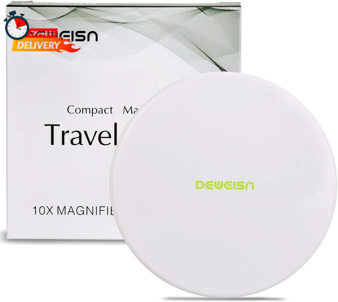 Magnifying Compact Cosmetic Mirror Elegant Compact Pocket Makeup Mirr..