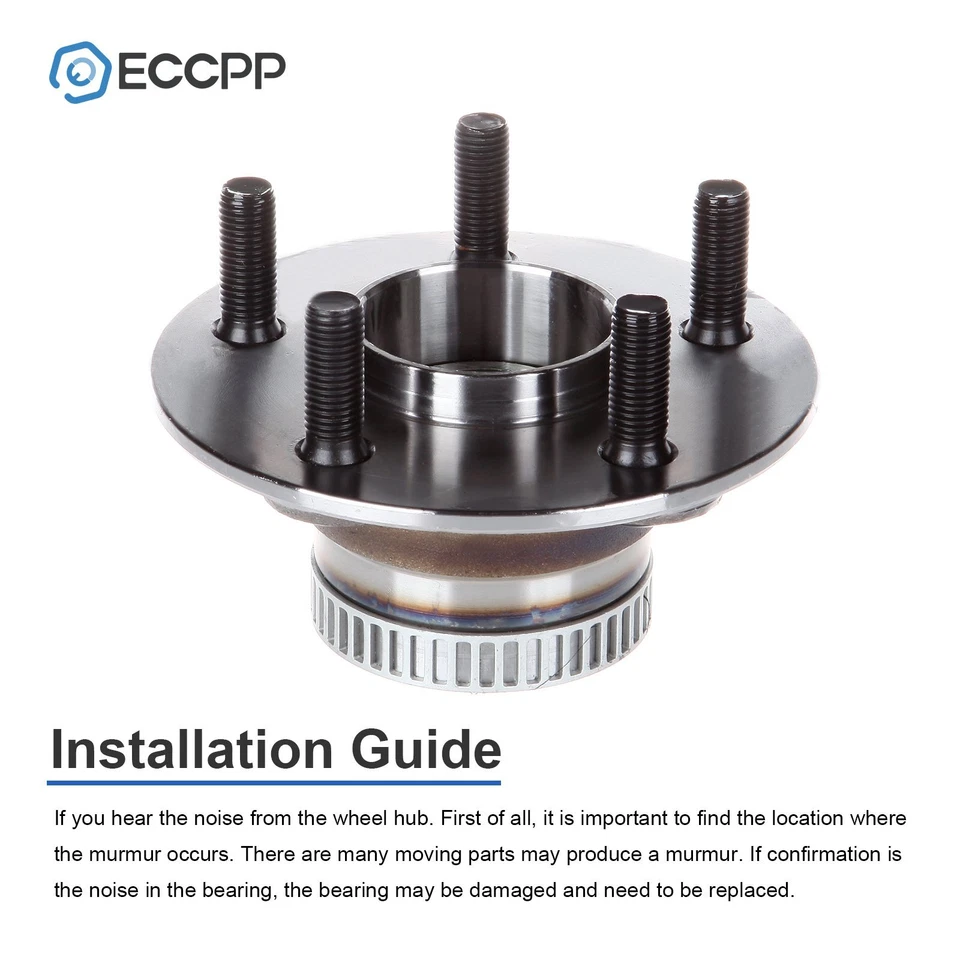 2 piezas cojinetes de cubo de rueda traseros para Dodge Neon Chrysler PT Cruiser Plymouth con ABS Foto 4 de 4