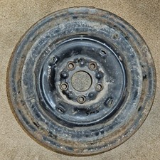 1960's BUICK 15x6 WELDED BACK DRUM BRAKE STEEL WHEEL 5 ON 5" LUG ORIGINAL