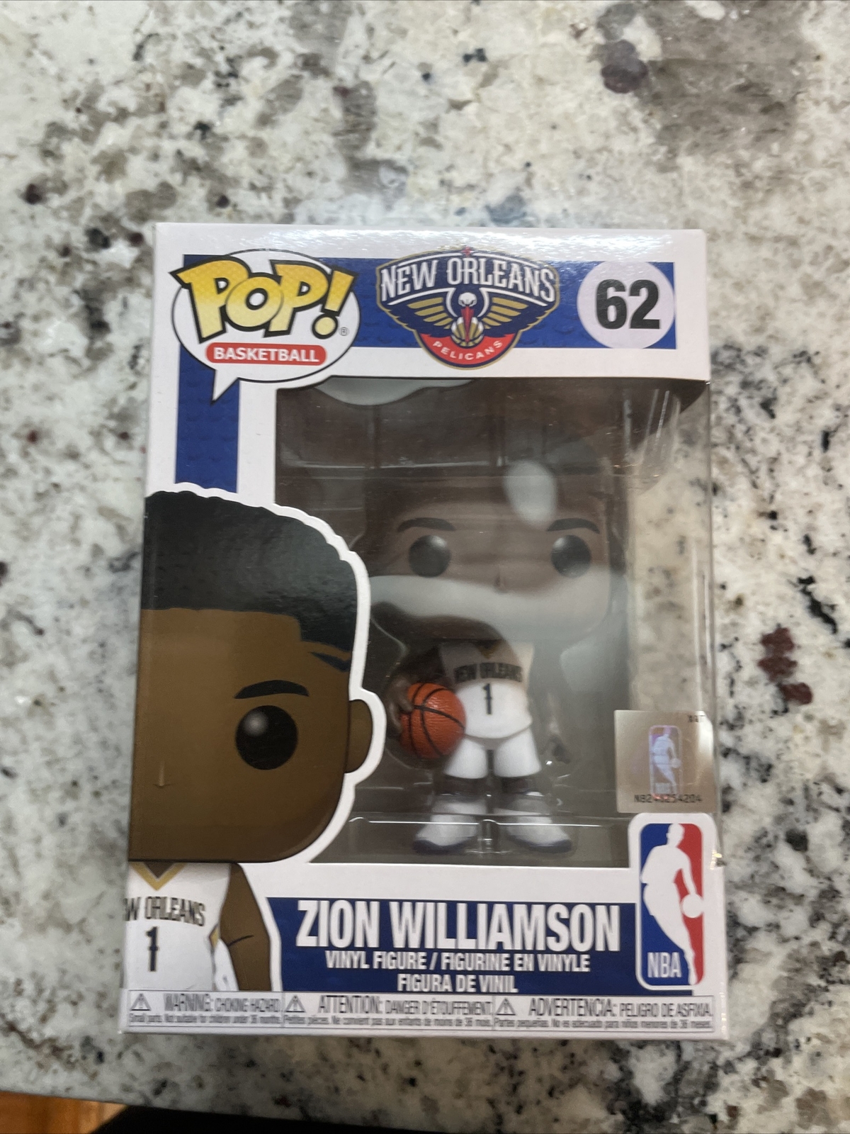 Funko Pop! Basketball: New Orleans Pelicans - Zion Williamson Vinyl Figure