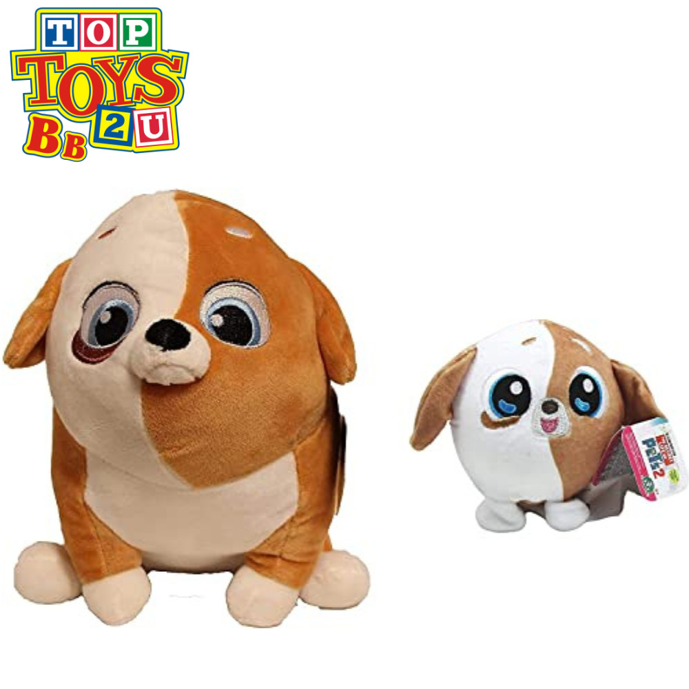 Secret Life Of Pets 2 - 25cm 10"" Pickles & 6"" Slo Foam Squeezable Pickles Set