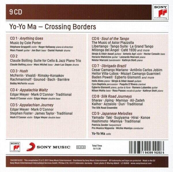 Thumbnail - Yo-yo Ma-crossing Borders-a Musical Journey - Ma,yo-yo 9 Cd Neu