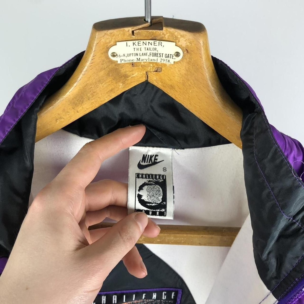 Vintage 1990s Nike Challenge Court Windbreaker Jacket Agassi
