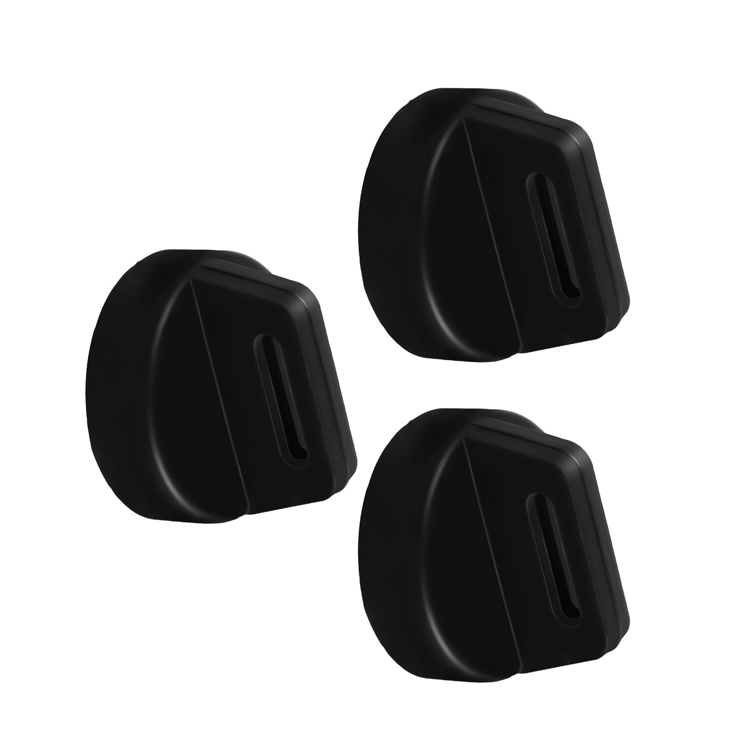 3pc Ignition Key Switch Rubber Covers for Polaris Ranger Sportsman Scrambler ATVs