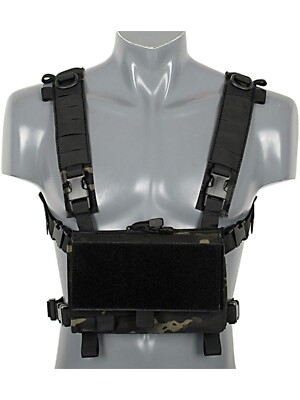 Gilet Tactique 8Fields Hybrid Chest Rig – Multicam Noir – Neuf