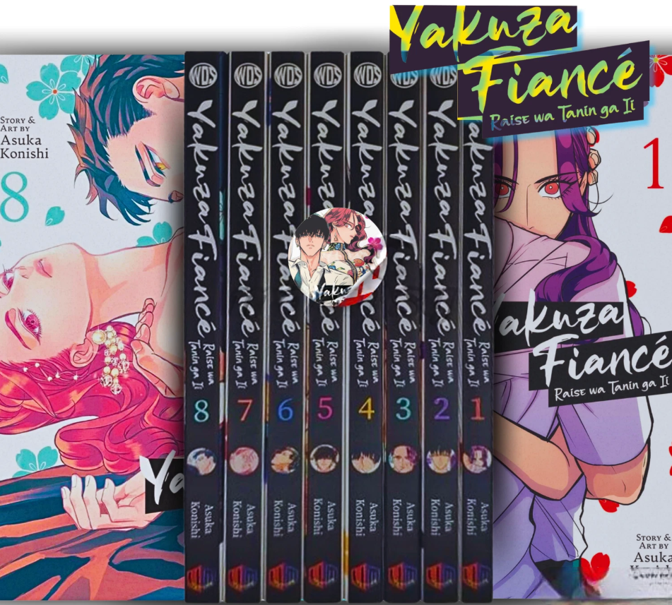 Yakuza Fiance Manga Volume 1-8 English Full Set by Asuka Konishi