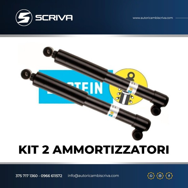 Kit 2 Hintere StoßDäMpfer Bilstein Fiat Panda (141A) 1980-2004 Gas 24 Monate-image