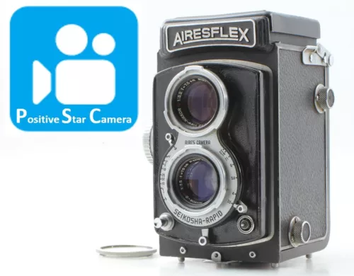 🎦👀[N MINT For this Are] Airesflex Z TLR Nikkor-Q.C f3.5 75mm 7.5cm From JAPAN
