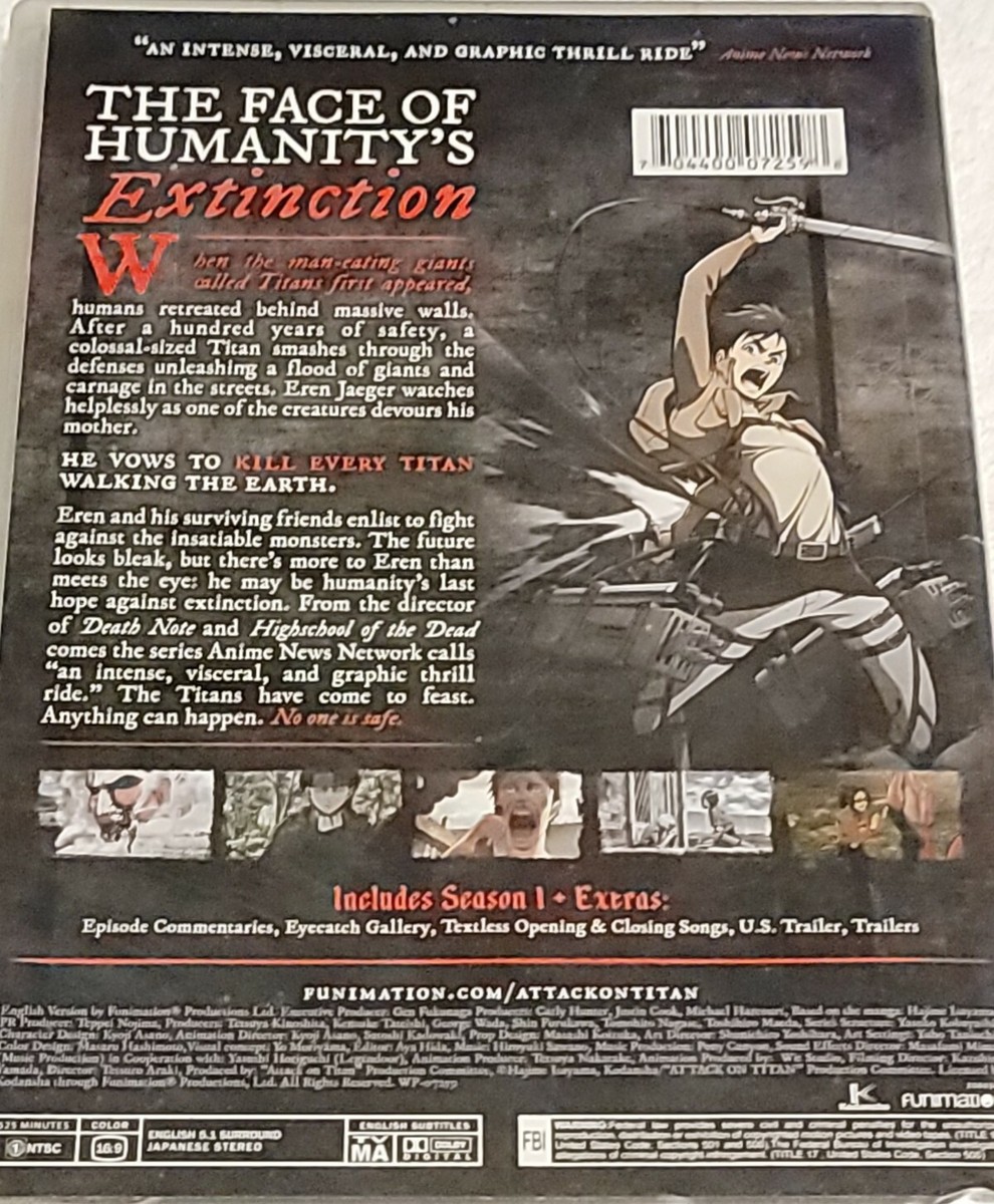 (未使用･未開封品)　進撃の巨人 (ATTACK ON TITAN: COMPLETE SEASON ONE) qdkdu57 Amazon.com: Attack On Titan: Complete Season One Collection