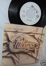 CHICAGO-STAY THE NIGHT/ONLY YOU ITALY rock 45+PS