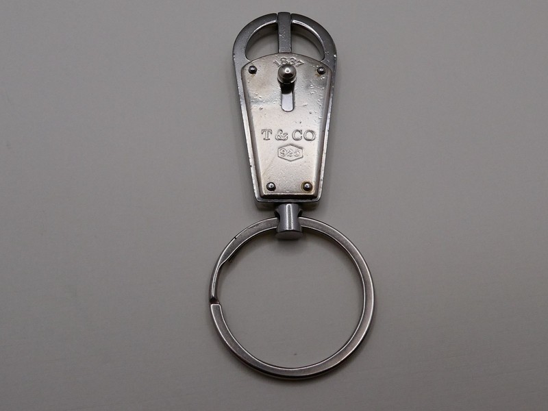 Tiffany & Co 1837 Vintage Valet Key Ring 25.3g L167