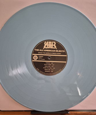 The All-American Rejects, When The World Comes Down, Blue Baby Vinyl LP 15th Ann