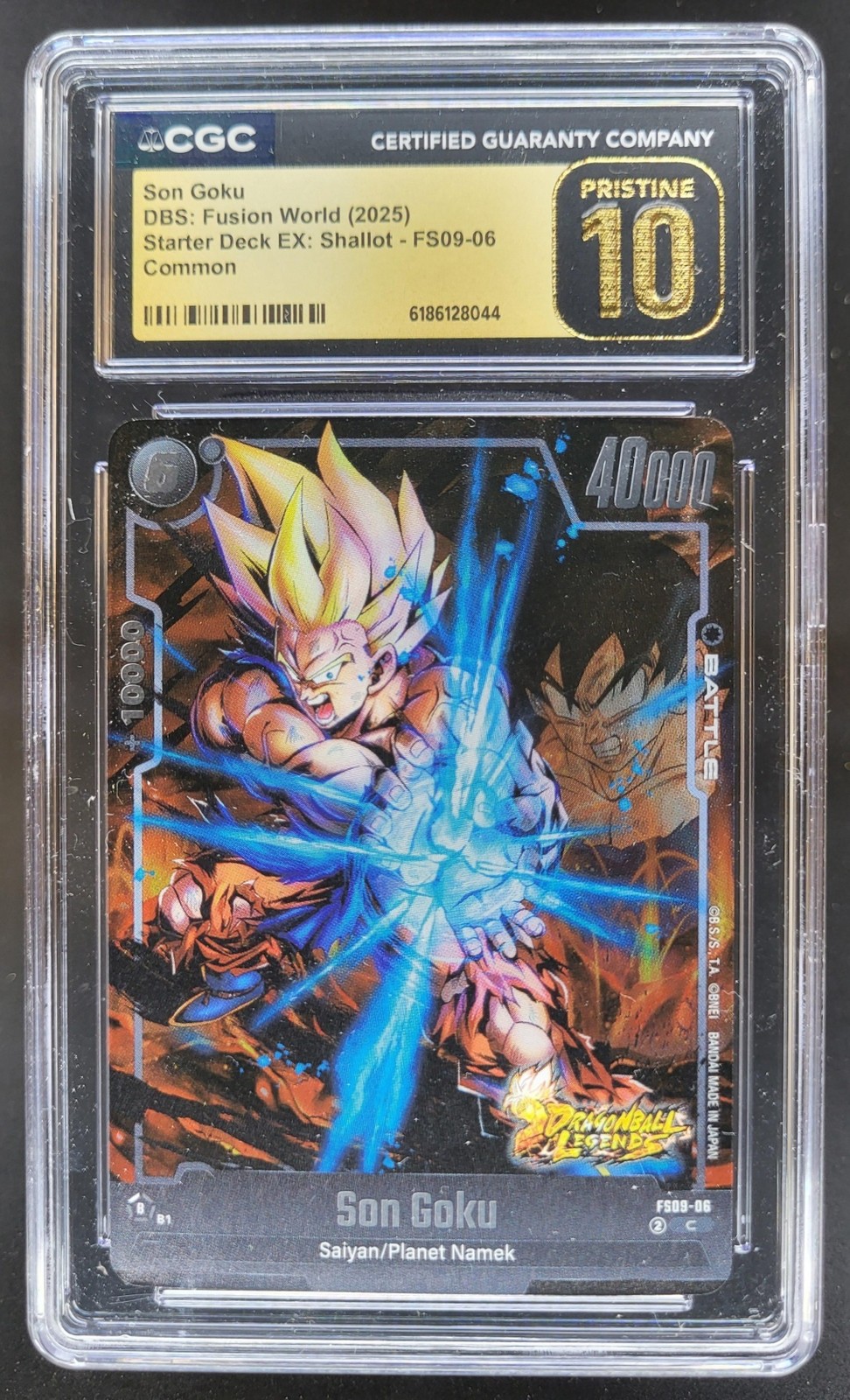 2025 DRAGON BALL SUPER FUSION WORLD SON GOKU FS09-06 CGC 10 PRISTINE N PT