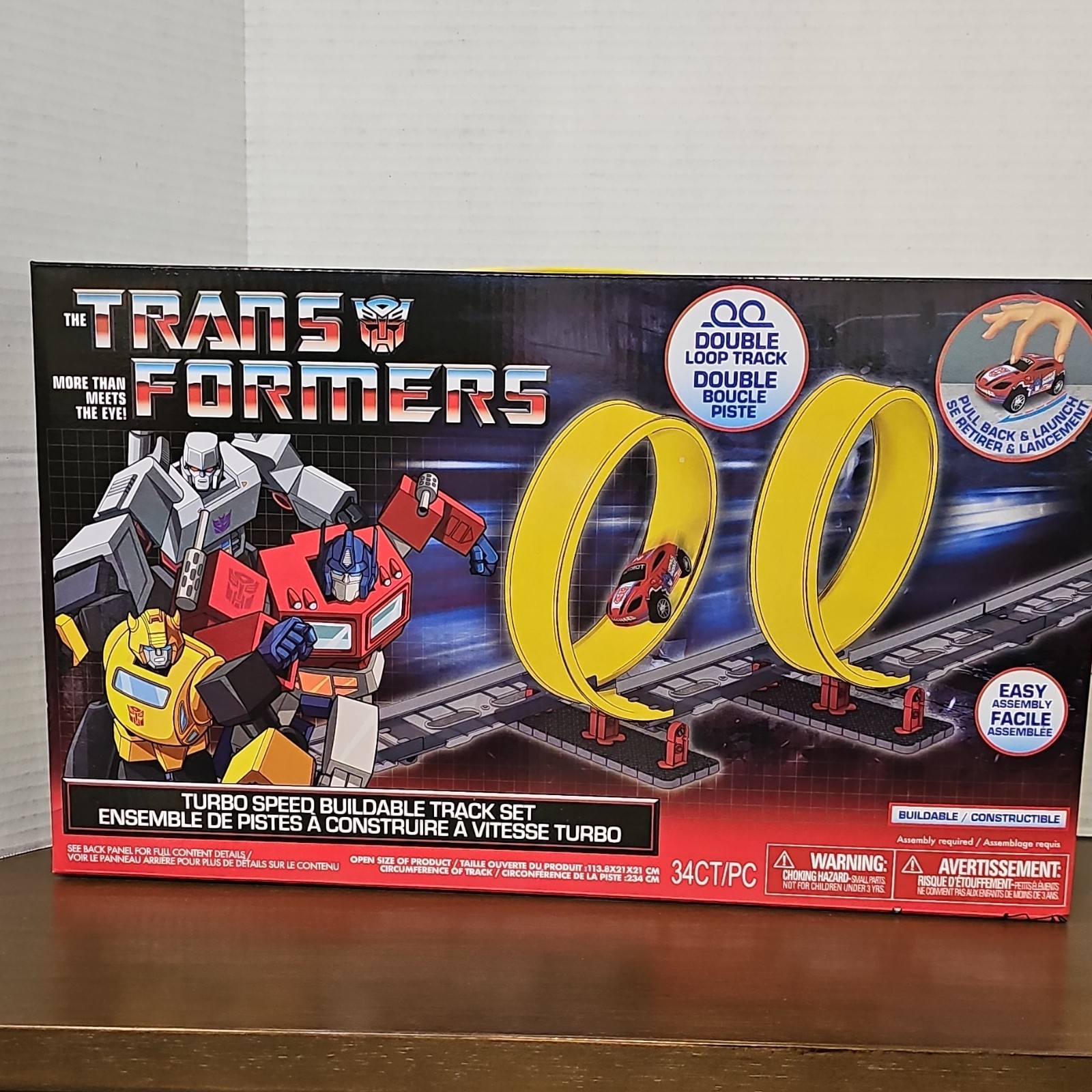 Hasbro Transformers Turbo Speed Buildable Track Set Double L