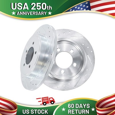 Rear Brake Drilled Rotors Kit for Ford Explorer Sport Trac Mercury Mountaineer