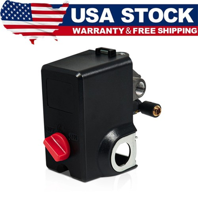 #ad 4‑port Air Compressor Pressure Switch For Campbell Hausfeld WL611701 Kobalt# $39.03