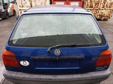 VW Golf III original Heckklappe mit Scheibe LP5U Bright Blue Baujahr 1993