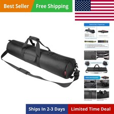 Tripod Case, 31.5x7 in Heavy Duty Tripod Bag with Shoulder Strap and Handle, ...