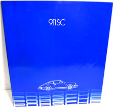 Original 1982 Porsche 911 SC 911SC Deluxe Sales Brochure Catalog *EXCELLENT*